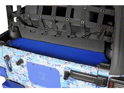 Steinjager Rear Storage Box; Southwest Blue (07-18 Jeep Wrangler JK 2-Door)