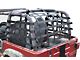 Steinjager Rear Teddy Top Premium Cargo Net; Black (97-06 Jeep Wrangler TJ, Excluding Unlimited)