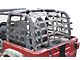Steinjager Rear Teddy Top Premium Cargo Net; Gray (97-06 Jeep Wrangler TJ, Excluding Unlimited)