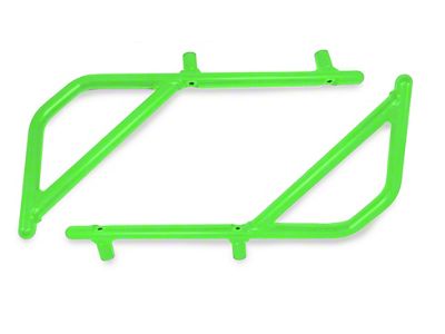 Steinjager Rigid Wire Form Rear Grab Handles; Neon Green (07-18 Jeep Wrangler JK 2-Door)