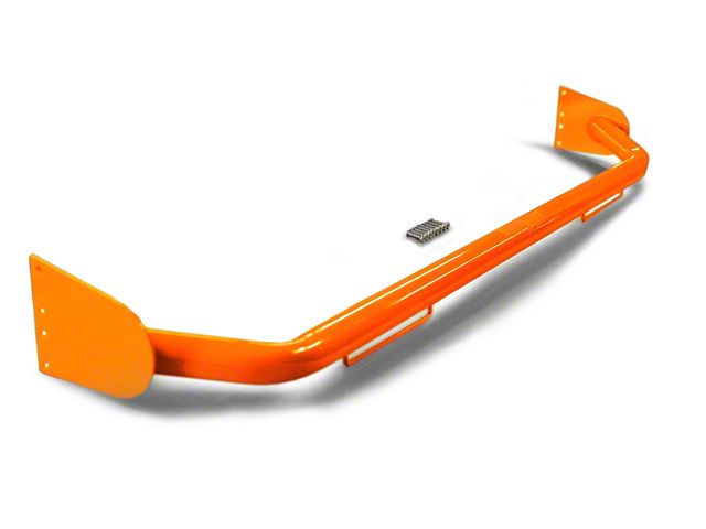 Steinjager Front Seat Harness Bar; Fluorescent Orange (07-18 Jeep Wrangler JK 4-Door)