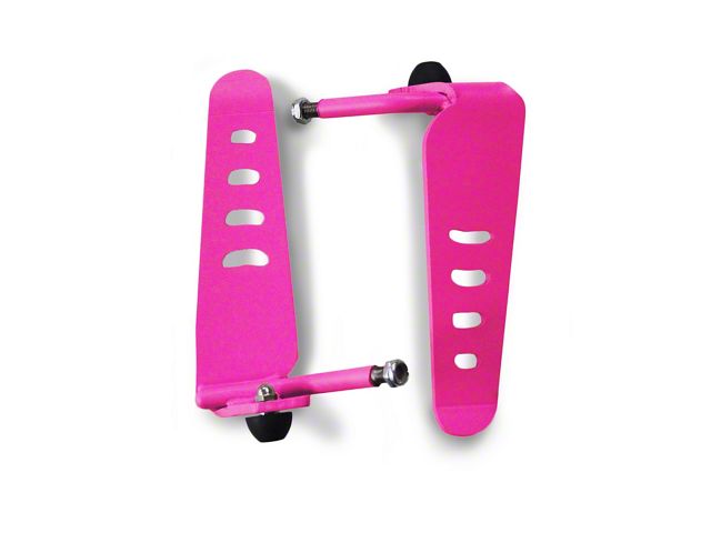 Steinjager Stationary Foot Pegs; Hot Pink (97-06 Jeep Wrangler TJ)