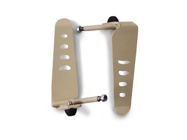 Steinjager Stationary Foot Pegs; Military Beige (97-06 Jeep Wrangler TJ)