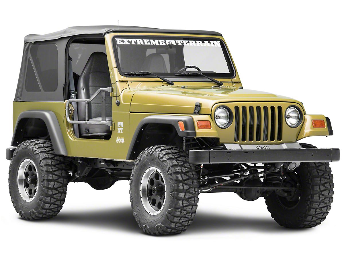 Steinjager Jeep Wrangler Trail Tube Doors Bare Metal J0041331