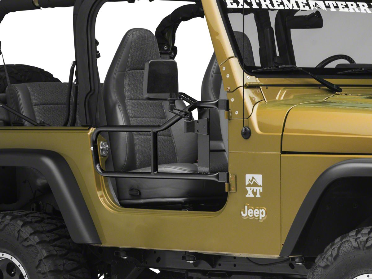 Steinjager Jeep Wrangler Trail Tube Doors Black J0029673 97 06