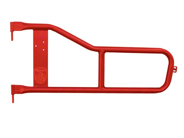 Steinjager Trail Tube Doors; Red Baron (87-95 Jeep Wrangler YJ)