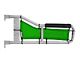 Steinjager Tube Door Covers; Green (97-06 Jeep Wrangler TJ)