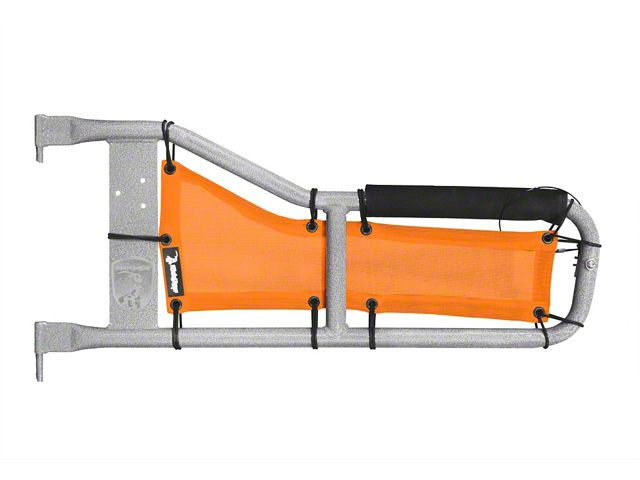 Steinjager Tube Door Covers; Orange (87-95 Jeep Wrangler YJ)