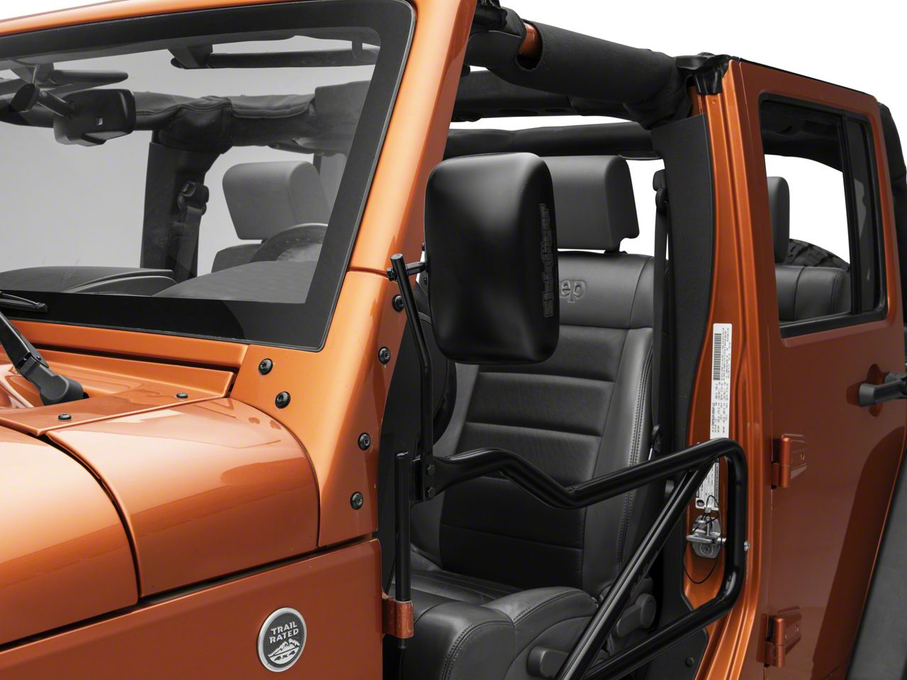 jeep wrangler tube doors with mirrors