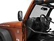 Steinjager Tube Door Mirror Kit; Black (07-18 Jeep Wrangler JK)