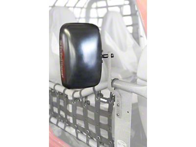 Steinjager Tube Door Mirror Kit; Gray Hammertone (97-06 Jeep Wrangler TJ)
