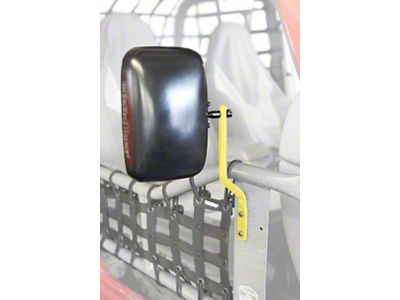 Steinjager Tube Door Mirror Kit; Lemon Peel (97-06 Jeep Wrangler TJ)