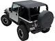 Smittybilt Extended Brief Top; Black Denim (97-06 Jeep Wrangler TJ)