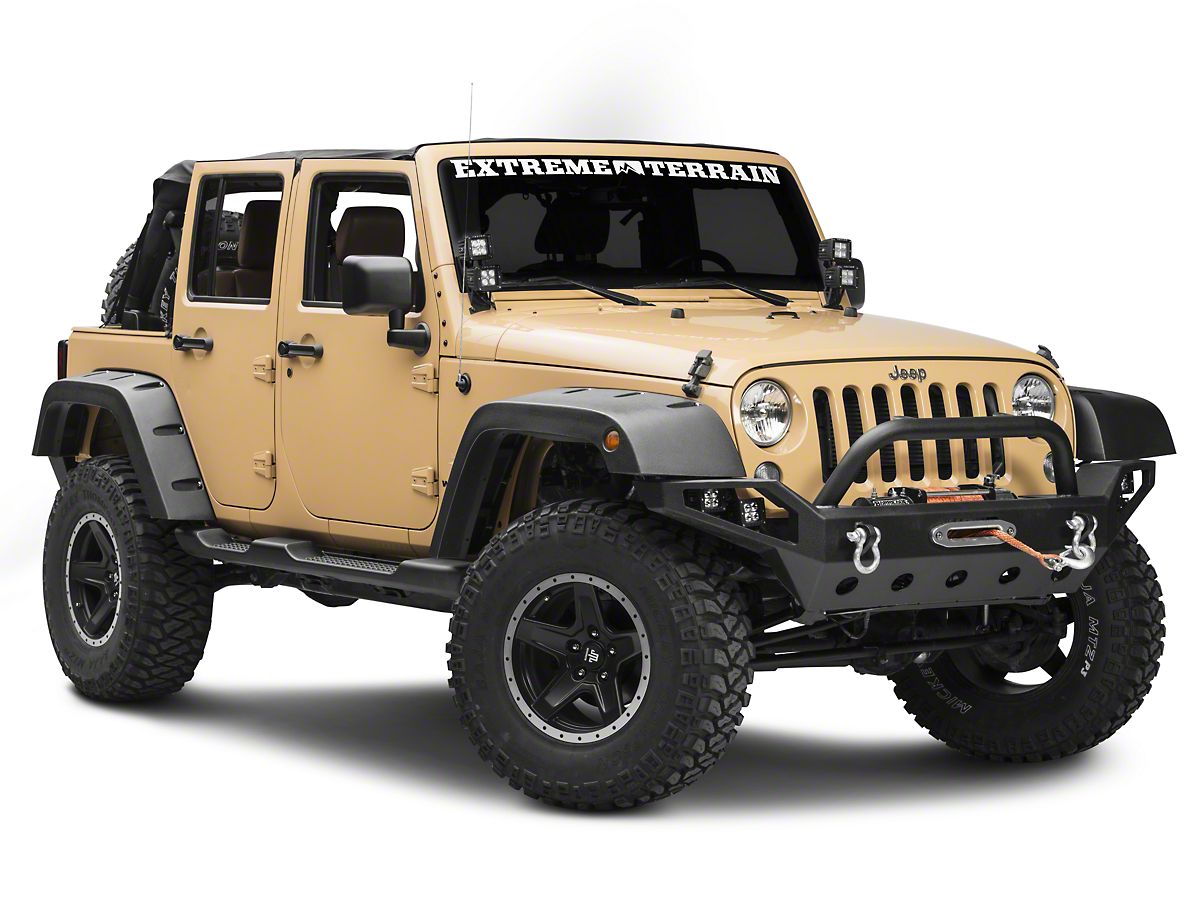 Smittybilt 94535 Black Diamond Extended Bikini Top for Jeep Wrangler 4Door Auto Parts and