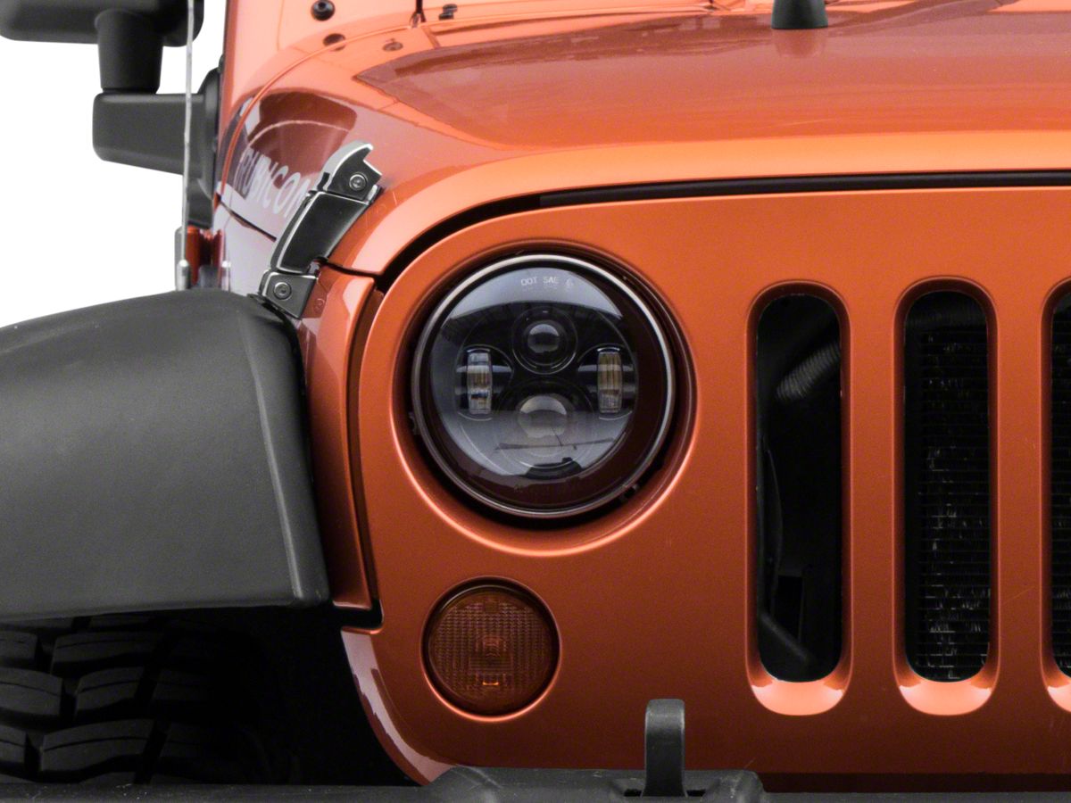 Actualizar 32+ imagen black headlights for jeep wrangler
