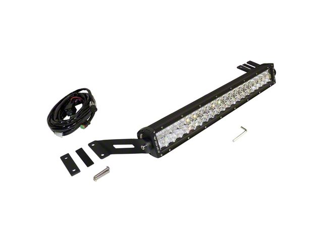 21.50-Inch LED Light Bar with Hood Mounting Brackets (07-18 Jeep Wrangler JK)