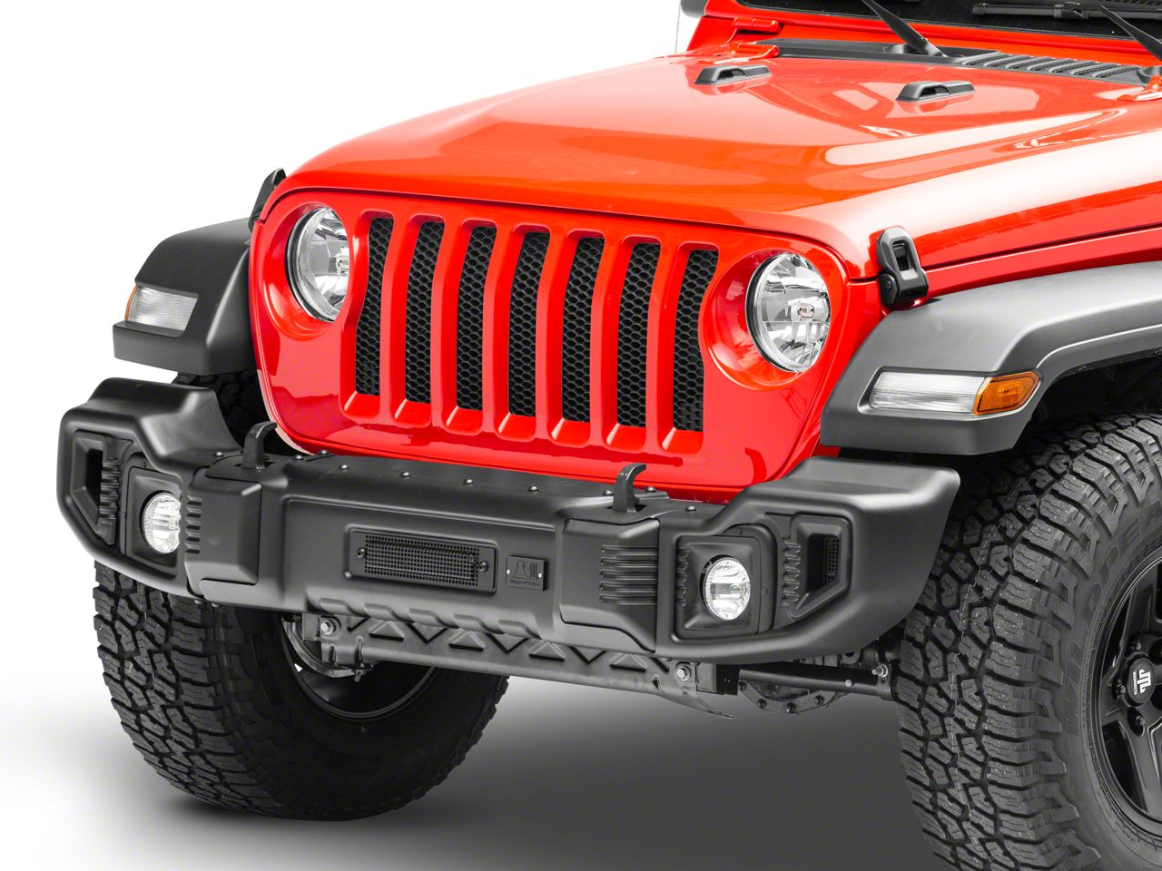 Rugged Ridge Jeep Gladiator Spartacus Front Bumper - Satin Black 11544. ...