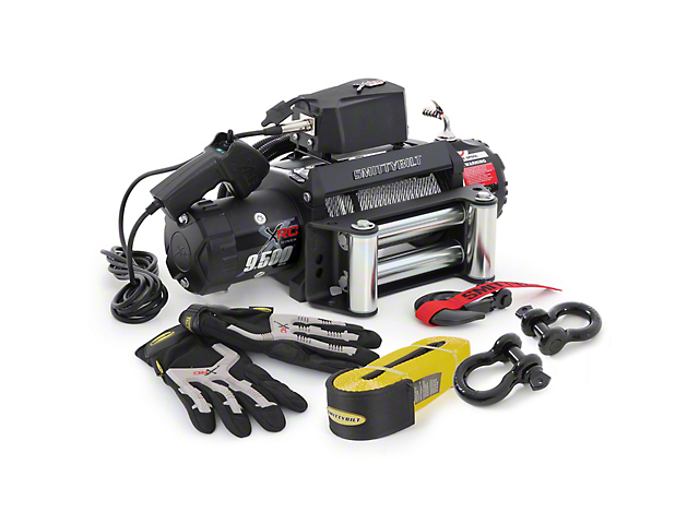 Smittybilt XRC 9,500 lb. Winch with Recovery Pack (Universal; Some Adaptation May Be Required)