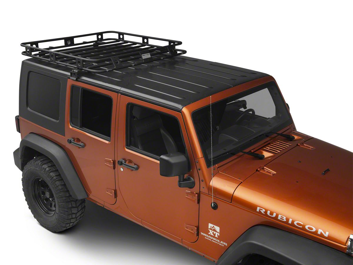 Smittybilt Jeep Wrangler Welded One Piece Defender Roof Rack 4 5