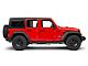 Westin HDX Stainless Drop Nerf Side Step Bars; Textured Black (18-24 Jeep Wrangler JL 4-Door)