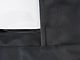 Bestop Fabric Upper Door Skins; Black Denim (97-06 Jeep Wrangler TJ)