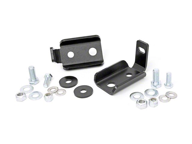 Rough Country Front Shock Relocation Brackets (07-18 Jeep Wrangler JK)