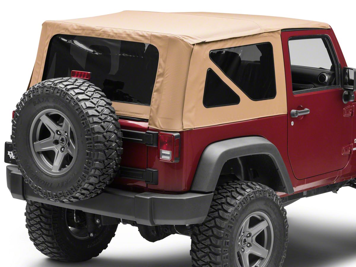 Rough Country Jeep Wrangler Replacement Soft Top; Spice  (10-18 Jeep  Wrangler JK 2-Door) - Free Shipping