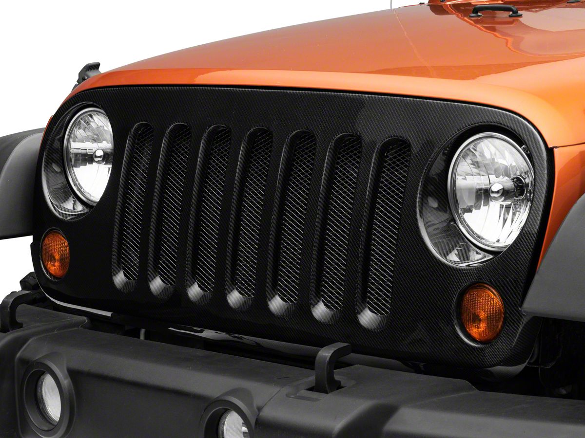 Anderson Composites Jeep Wrangler Grille - Carbon Fiber AC-JPFG (07-18 Jeep  Wrangler JK)