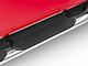 RedRock 4-Inch Oval Curved Side Step Bars; Stainless Steel (18-24 Jeep Wrangler JL 4-Door)