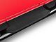 RedRock 4-Inch Oval Curved Side Step Bars; Semi-Gloss Black (18-24 Jeep Wrangler JL 4-Door)