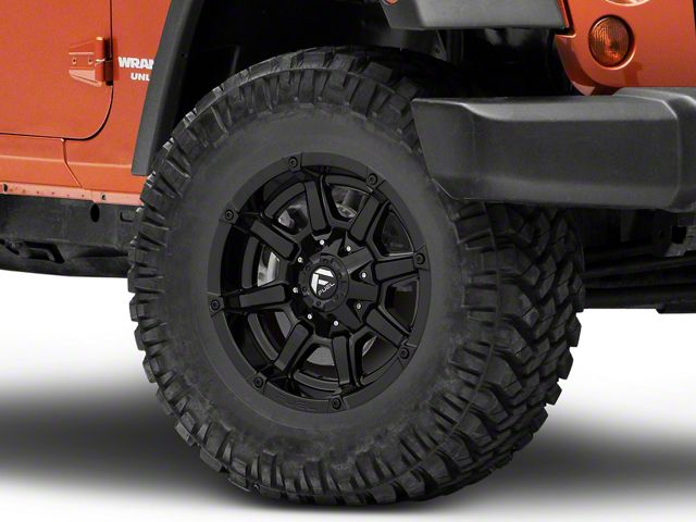 Fuel Wheels Coupler Gloss Black Wheel; 17x9 (07-18 Jeep Wrangler JK)