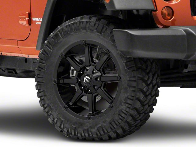Fuel Wheels Coupler Gloss Black Wheel; 20x9 (07-18 Jeep Wrangler JK)