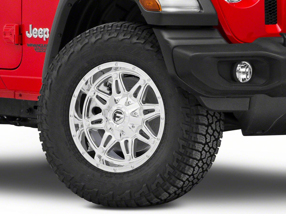 Fuel Wheels Jeep Wrangler Hostage Chrome Wheel; 17x9 D53017902650 (18-23 Jeep  Wrangler JL) - Free Shipping