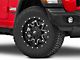 Fuel Wheels Lethal Satin Black Milled Wheel; 20x9 (18-24 Jeep Wrangler JL)