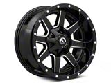 Fuel Wheels Maverick Gloss Black Milled Wheel; 17x9 (84-01 Jeep Cherokee XJ)
