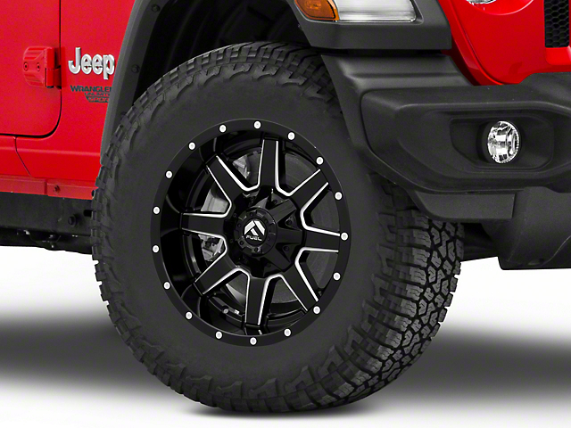 Fuel Wheels Maverick Gloss Black Milled Wheel; 18x9 (18-23 Jeep Wrangler JL)