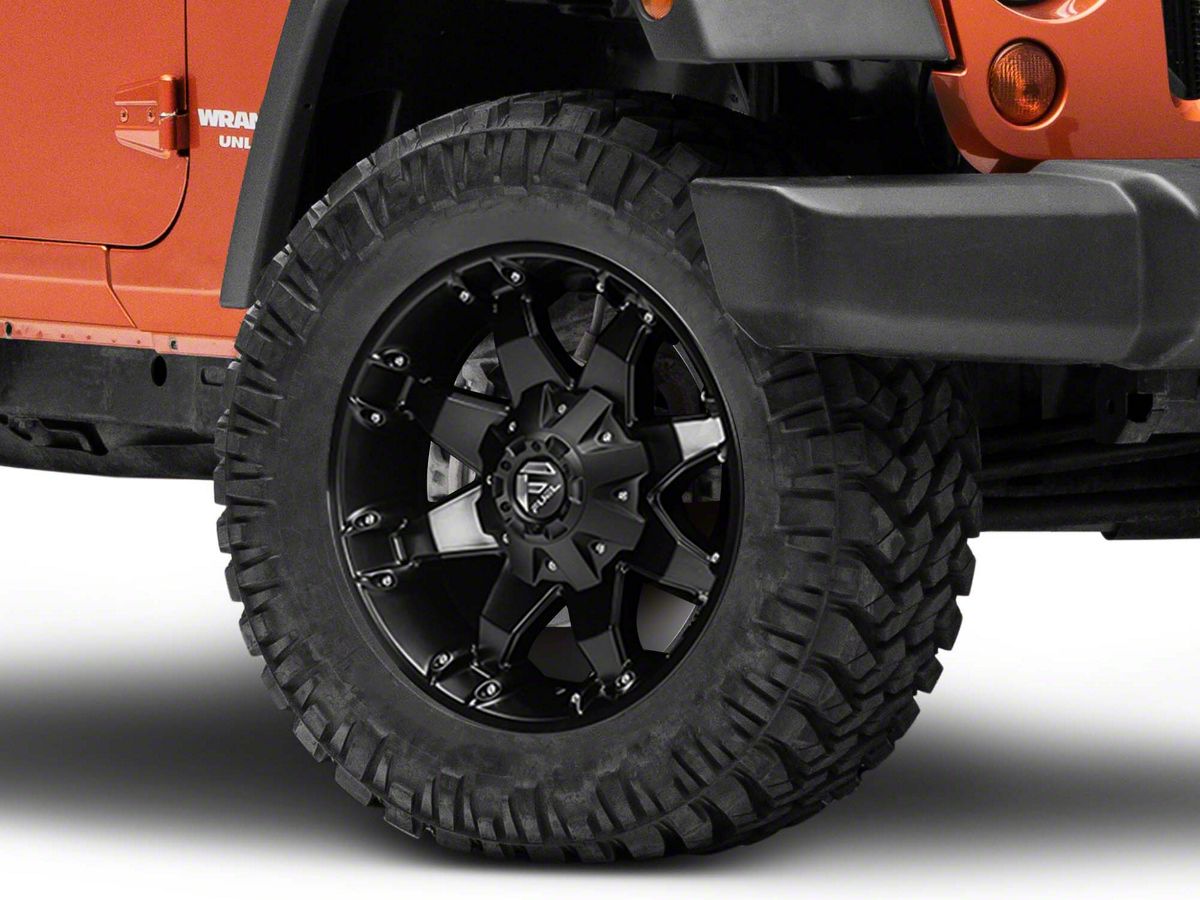 Fuel Wheels Octane Matte Black Wheel; 20x9 (07-18 Jeep Wrangler JK)
