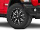 Fuel Wheels Throttle Black Milled Wheel; 18x9 (07-18 Jeep Wrangler JK)