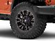 Fuel Wheels Vapor Matte Black Machined Wheel; 18x9 (07-18 Jeep Wrangler JK)