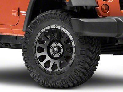 Fuel Wheels Vector Matte Black Wheel; 20x9 (07-18 Jeep Wrangler JK)