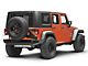 Expedition One Trail Series Rear Bumper with Tire Carrier; Textured Black (07-18 Jeep Wrangler JK)