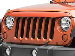 Rugged Ridge NightHawk Light Brow; Pre-Painted (07-18 Jeep Wrangler JK)