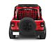 Dirty Dog 4x4 Cargo/Pet Divider; Red (18-23 Jeep Wrangler JL 4-Door)