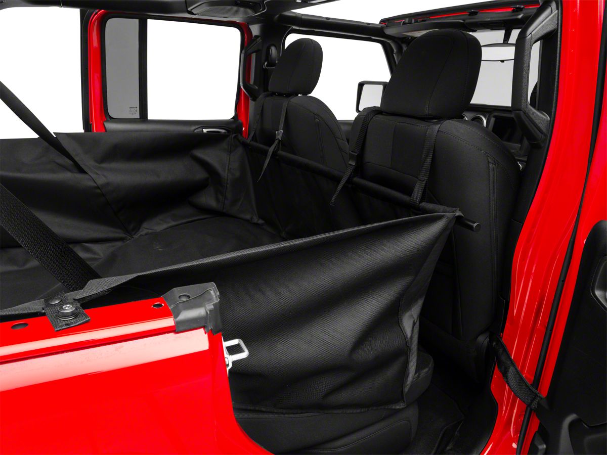 Dirty Dog 4x4 Jeep Wrangler Cargo Liner; Black JL4CL18 (18-23 Jeep Wrangler  JL 4-Door, Excluding 4xe) - Free Shipping