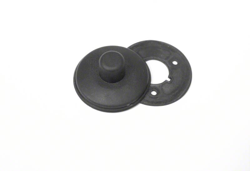 Hooke Road Black Aluminum Radio Antenna Base Cover For 1997-2006 Jeep Wrangler TJ
