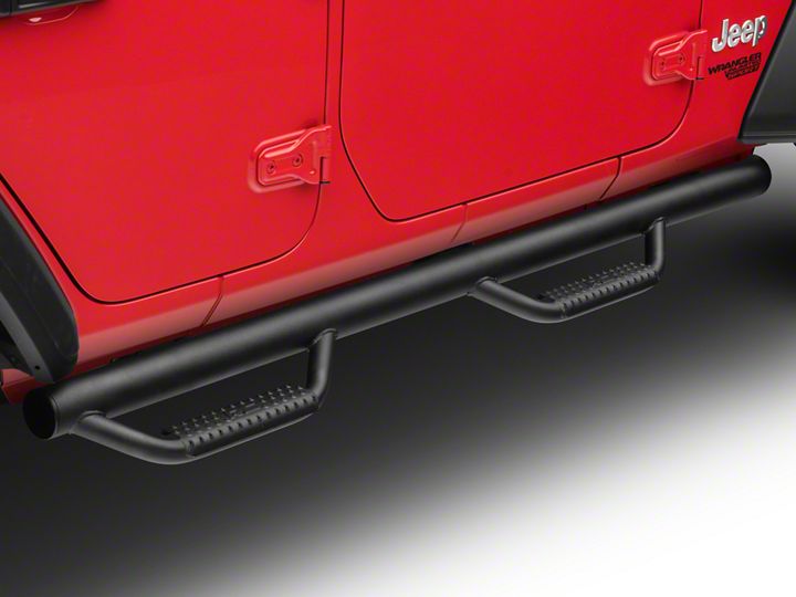 How to Install Rough Country Wheel to Wheel Nerf Side Step Bars; Black