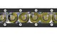 Rough Country 30-Inch Chrome Series LED Light Bar with Hood Mounting Brackets (18-23 Jeep Wrangler JL, Excluding 4xe)