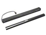 Rough Country 30-Inch Black Series LED Light Bar with Hood Mounting Brackets (18-23 Jeep Wrangler JL, Excluding 4xe)
