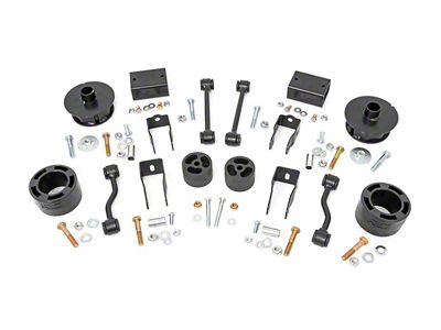 Rough Country 2.50-Inch Suspension Lift Kit (18-23 Jeep Wrangler JL, Excluding Rubicon 392)