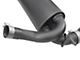 AFE Rebel Series Axle-Back Exhaust System with Black Tips (07-18 Jeep Wrangler JK)